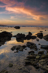 Obraz premium sunset over the sea