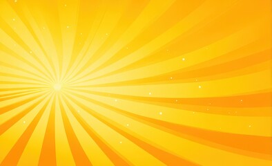 Obraz premium Radiant yellow sunburst background design.