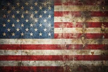Vintage Spray Painted Texture Veterans Day Tribute - Patriotism Background