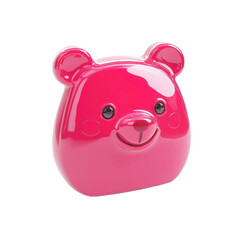 Cute Pink Bear-Shaped Object - 3D Render