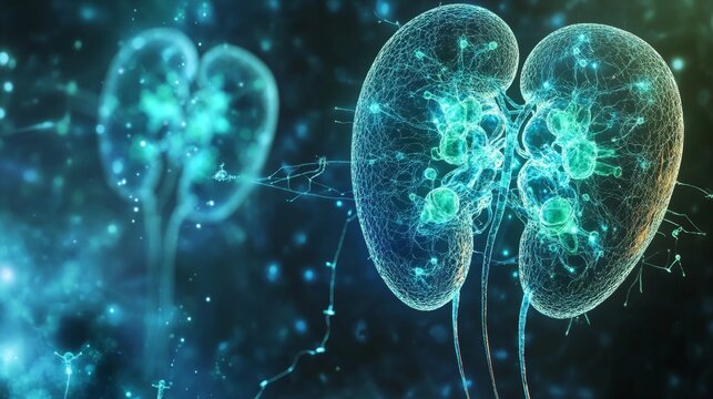 Sci-Fi Inspired Concept of Podocyte Regeneration in Futuristic Design