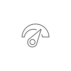 single outline icon speed. linier icon collection. editable stroke. vector illustration.