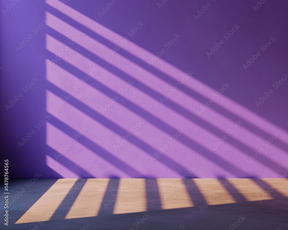 Poster Minimalist Holographic Gradient Immersive Digital Design Landscape with Ethereal Light Projection and Soft Purple Aesthetic for Creative Tech Branding