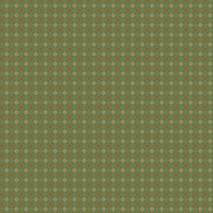 Simple minimalist design geometric seamless pattern Small mixed flat silhouette shapes on a muted green background Retro style