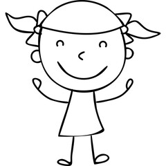 Children Draw Doodle