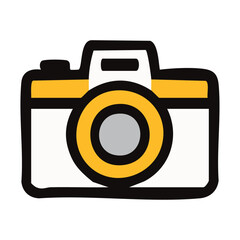 Camera Vector Icon – Classic Photography Device Symbol for Digital & Film Cameras