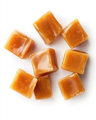 Sweet caramel squares