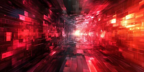 Obraz premium Abstract Digital Design Digital Background, Generative AI