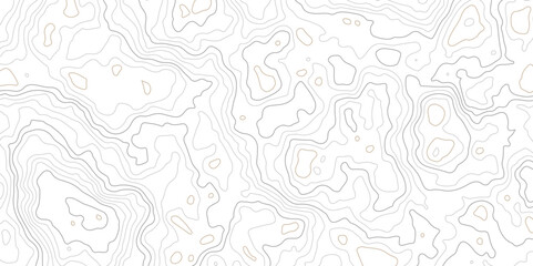 Modern design with White background with topographic wavy pattern design.paper texture Imitation of a geographical map shades.Topographic map background geographic line map with elevation assignments

