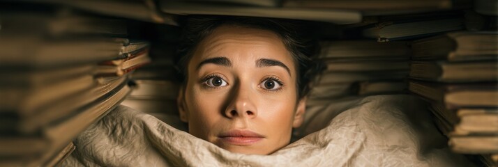 National Stop Snoring Week Moonlit Anxiety and Wellness - Gen Z Sleep Disruption Narratives in Minimalist Mental Health Visual Storytelling