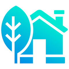 Fototapeta premium Sustainable Living Icon