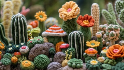 Crochet Desert Landscape