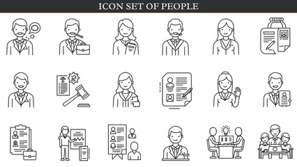 Business Icons Vector Set | Premium Icon Collection for Web, App & Presentation Design