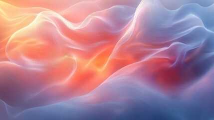 Obraz premium Soft Pastel Draped Fabric Abstract Background Texture