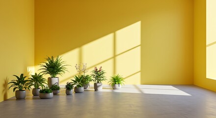 Sunlit Sanctuary: A 3D Render of Serene Minimalism