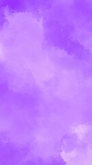 Obraz premium A dreamy background featuring soft purple and white hues, adorned with fluffy white clouds drifting gently across the serene sky.