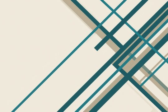 Abstract graphic design with intersecting lines and planes.