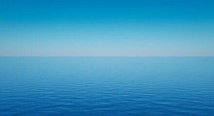 Fototapeta premium Azure Horizon's Embrace