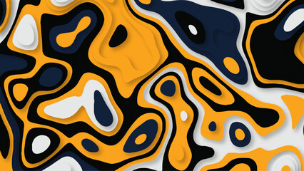 Paper cut background. Colorful papercut background concept design illustration