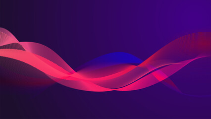 Colorful Wave Gradient Background 