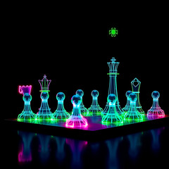Neon Chess Strategy