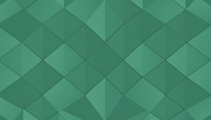Geometric Composition: Jade Green Faceted Tiles Creating an Abstract Pattern