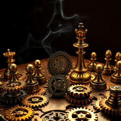 Steampunk Chess Strategy