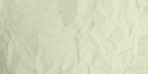 Closeup of creame crumpled paper for texture background. old paper isolated