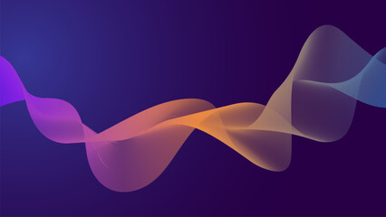 Colorful Wave Gradient Background 