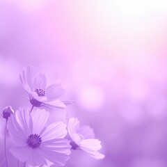 A vibrant close-up of delicate purple flowers with intricate petals, set against a soft, blurred green background, perfect for wallpaper use.