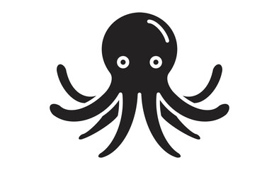シンプルで可愛いタコのイラスト線画