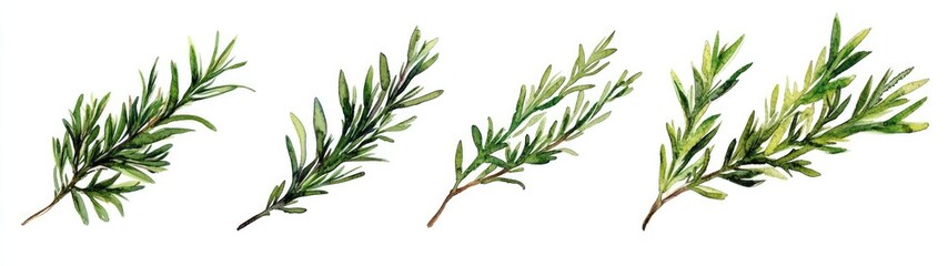 Fototapeta premium Fresh Rosemary sprigs