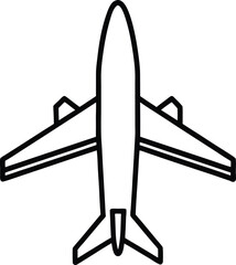 airplane isolated on white background