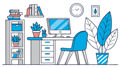 Modern Workspace Vibes – Organized, Calm, and Creative