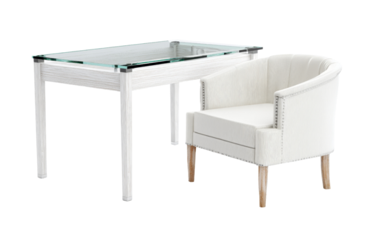 Elegant modern dining setup