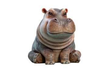 Creative hippo sculpture design