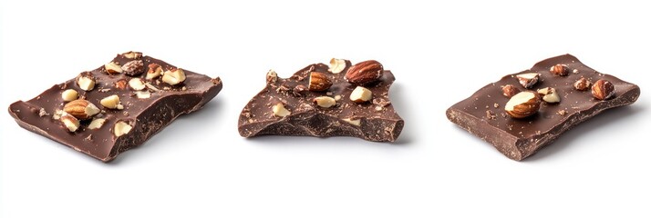 Obraz premium Dark Chocolate Almond Bark