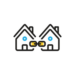 Multi color icon for link