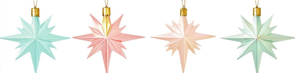 Obraz premium Pastel Star Ornaments