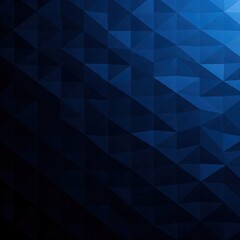 Obraz premium dark blue geometric abstract background with triangular pattern
