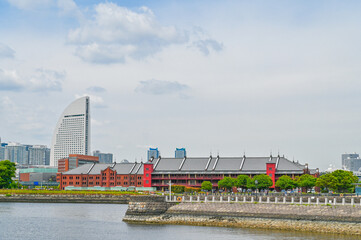 神奈川県横浜市の都市風景