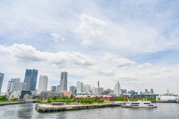 Obraz premium 神奈川県横浜市の都市風景