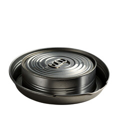 Open tin can isolated white background PNG