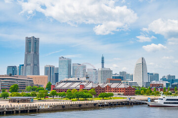 神奈川県横浜市の都市風景