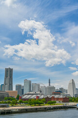 Obraz premium 神奈川県横浜市の都市風景