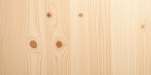 Fototapeta premium Subtle light beige wood grain texture, showing natural wood knots and lines, wooden background, light brown texture