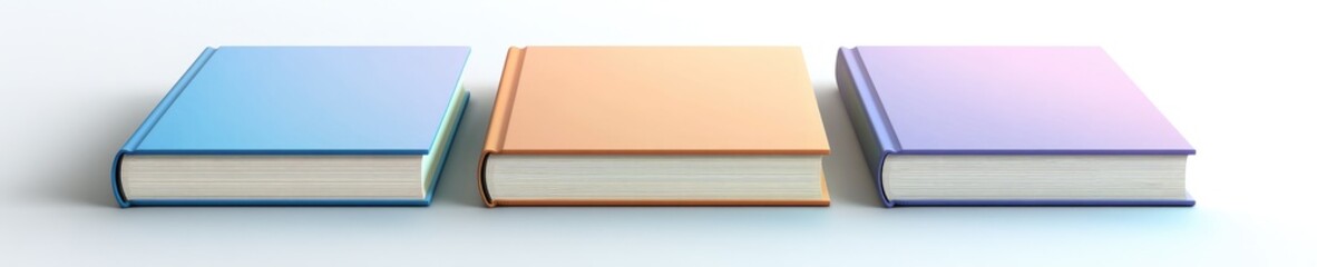 Three Books in Pastel Hues (1)