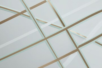 Obraz premium Abstract design of intersecting lines and shapes.
