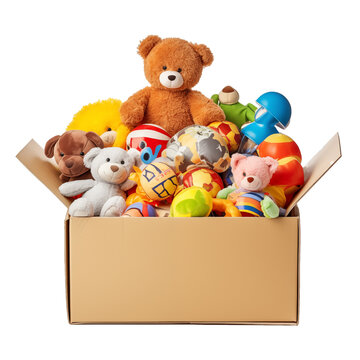 a box of toys