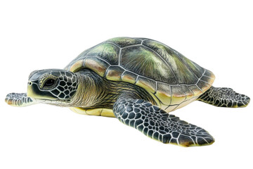 Fototapeta premium Sea Turtle Glides, an Ocean Wonder with a Gentle Marine Creature Theme